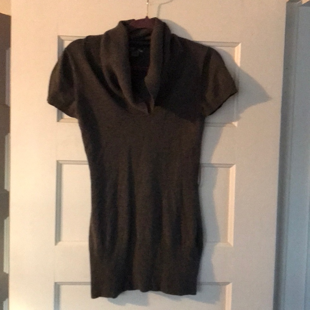 Grey knit sweater. Poetry clothing, small